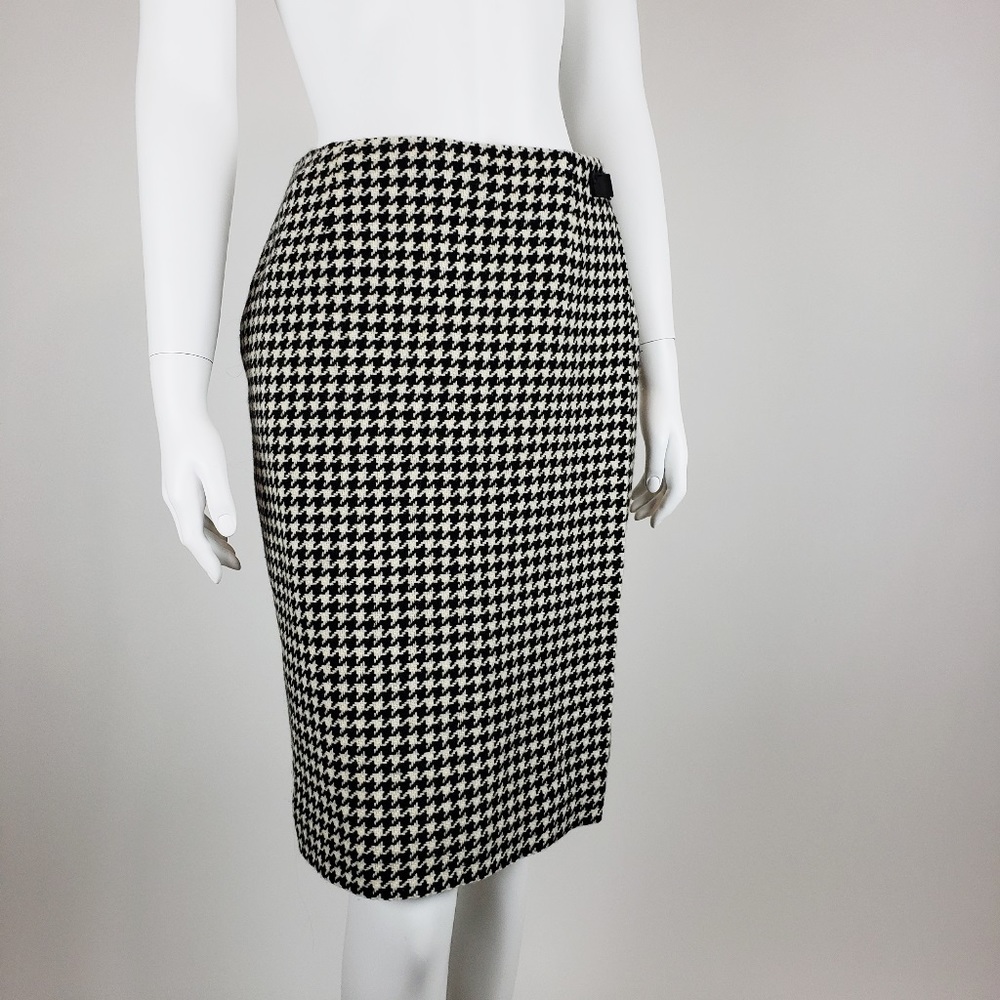 Ralph Lauren Wool Herringbone Wrap Skirt Size 6